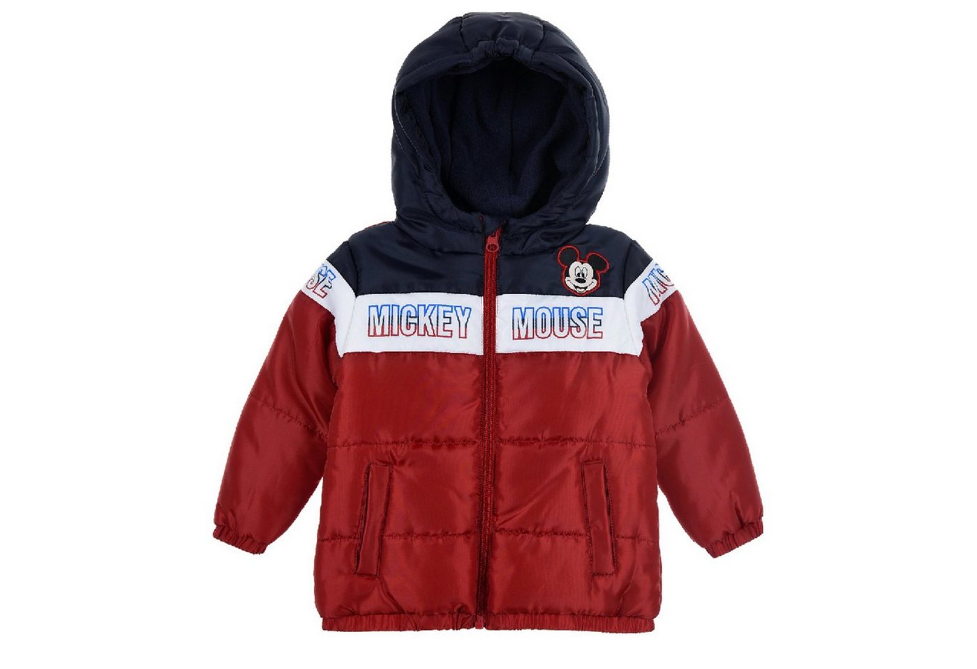 Disney Baby Winterjacke Disney Baby Mickey Mouse Kinder Winterjacke Jungen Jacke mit Kapuze 68 - 86 von Disney Baby