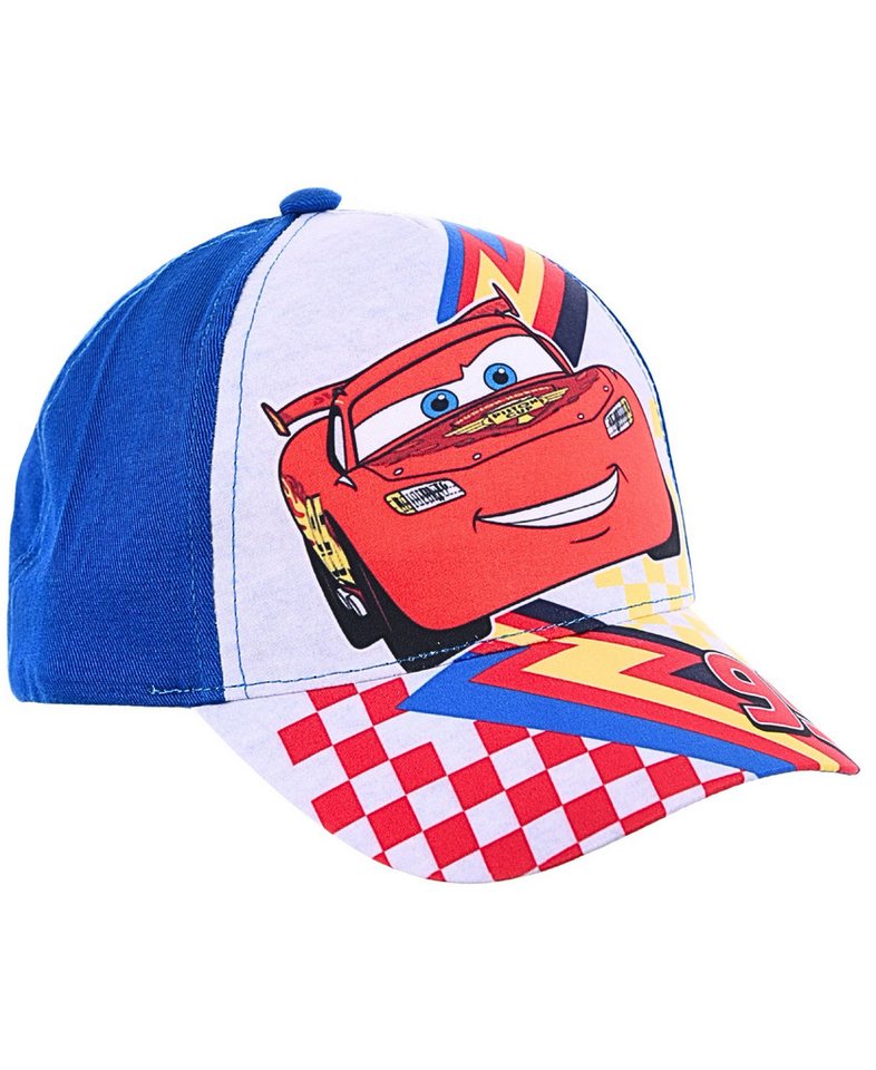 Disney Cars Baseball Cap Lighting McQueen Jungen Sommerkappe Größe 52-54 cm von Disney Cars