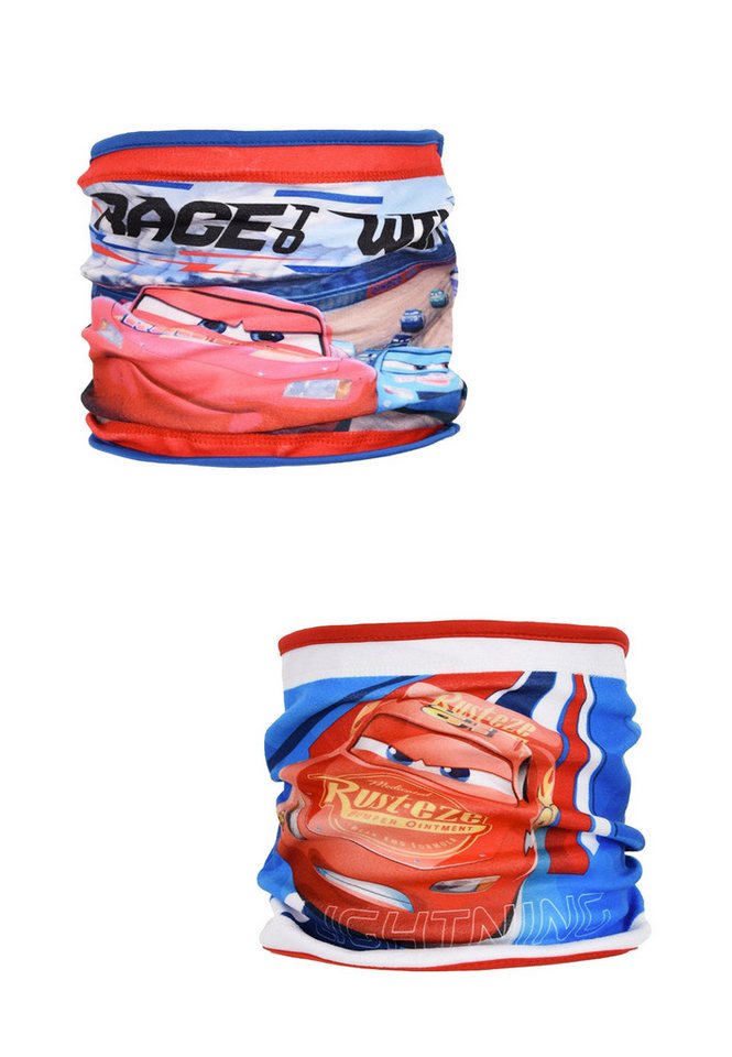 Disney Cars Loop Schlauchschal Kinder Doppelpack mit Motiv und Fleecefutter von Disney Cars