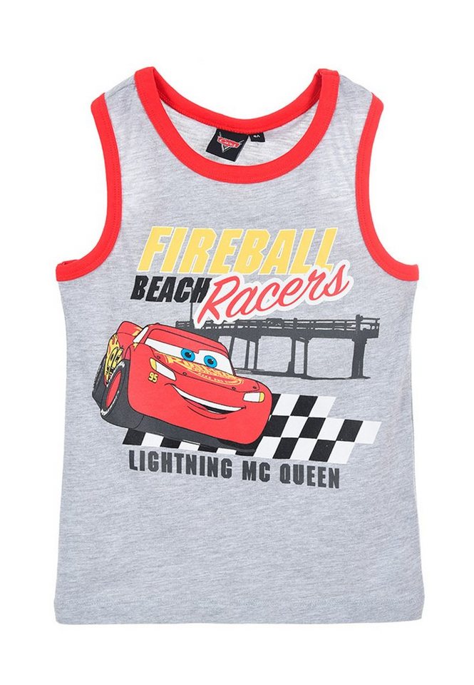 Disney Cars Muskelshirt Lightning McQueen Jungen Tank-Top Sommer-Shirt Muskel-Shirt von Disney Cars