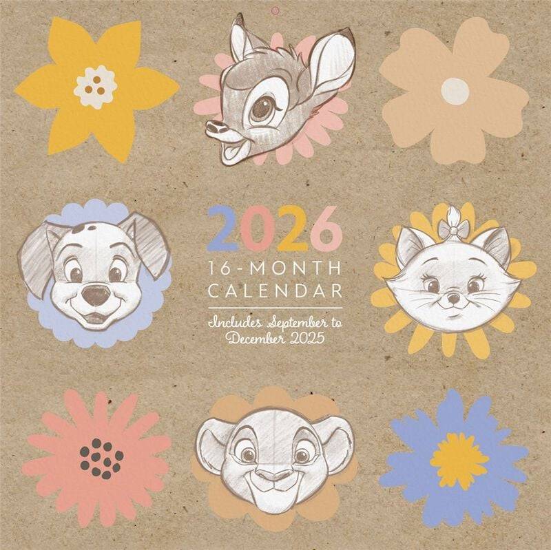 Disney Classics - Disney Wandkalender - Artist Series - multicolor  - Lizenzierter Fanartikel von Disney Classics