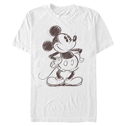 Disney Mickey & Friends - Sketchy Mickey Unisex Crew neck White M von Disney