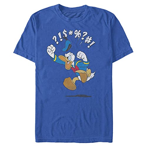 Disney Classics Unisex Mickey Classic-Donald Jump Organic Short Sleeve T-Shirt, Bright Blue, XXL von Disney Classics