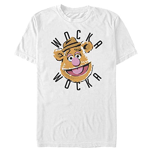 Disney Classics Unisex Muppets Wocka Organic Short Sleeve T-Shirt, White, L von Disney Classics