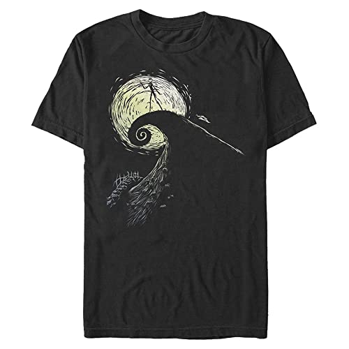 Disney Classics Unisex Nightmare Before Christmas-Spiral Hill Jack Organic Short Sleeve T-Shirt, Black, M von Disney Classics