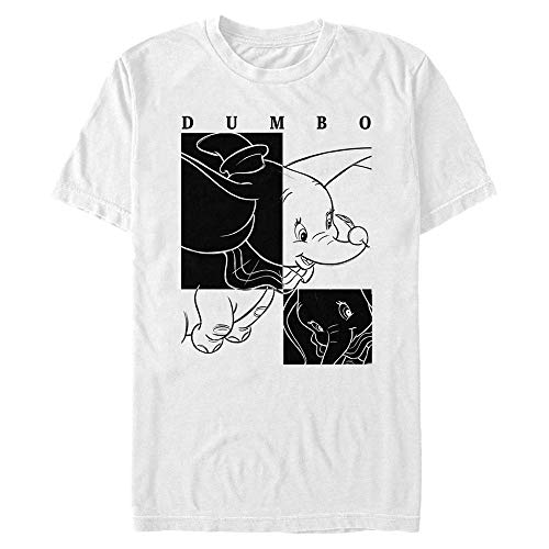 Disney Classics Dumbo - Dumbo Contrast Unisex Crew neck White 2XL von Disney