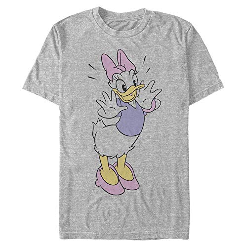 Disney Unisex Mickey Classic Classic Vintage Daisy Organic Short Sleeve T-shirt, Melange Grey, XL von Disney Classics