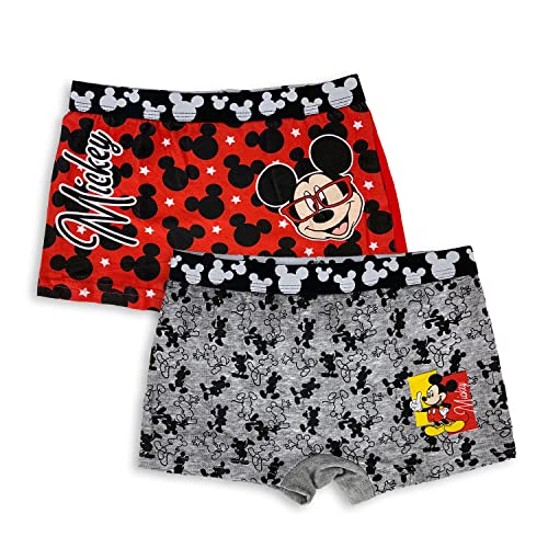 Disney Collection Mickey Jungen Ensemble de Boxer Retroshorts, Grey, von Disney Collection Mickey