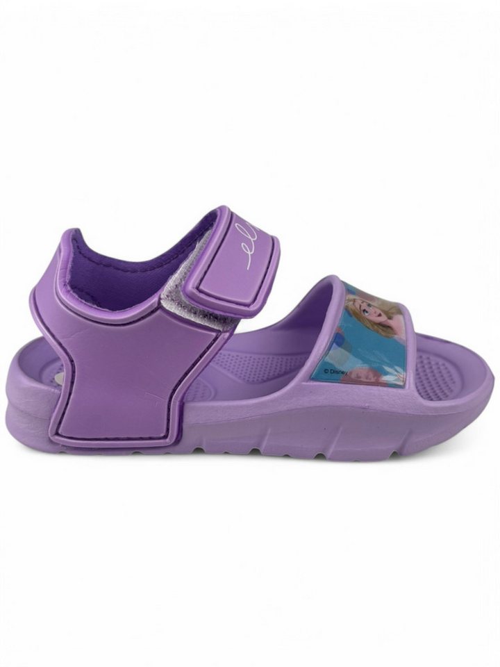 Disney Frozen Anna Sandale (2-tlg) Mädchen Strandschuhe mit Klettverschluss Gr. 22 - 33 von Disney Frozen