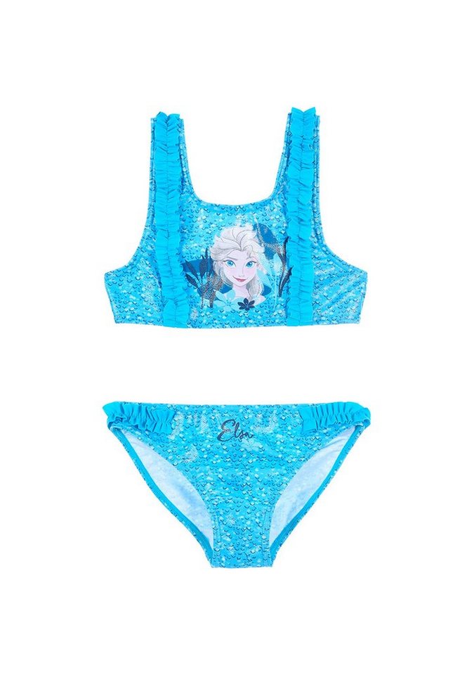 Disney Frozen Badeanzug Elsa Mädchen Bikini Bade-Set Badeanzug Bademode von Disney Frozen