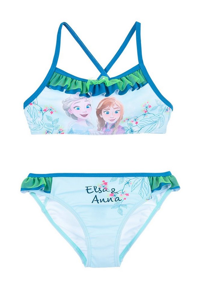 Disney Frozen Badeanzug Elsa Mädchen Bikini Bade-Set Badeanzug Bademode von Disney Frozen