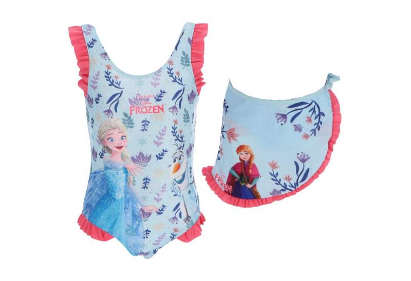 Disney Frozen Badeanzug Kinder Bademode mit Sarong Badebekleidung von Disney Frozen