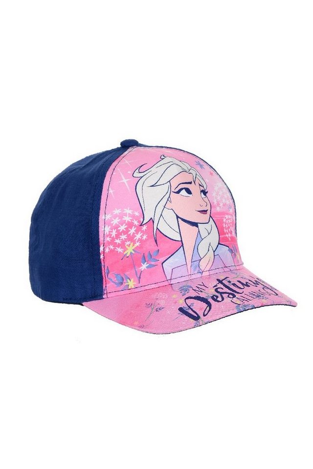 Disney Frozen Baseball Cap Die Eiskönigin Elsa Mädchen Basecap Gr. 52 bis 54, Blau oder Lila von Disney Frozen