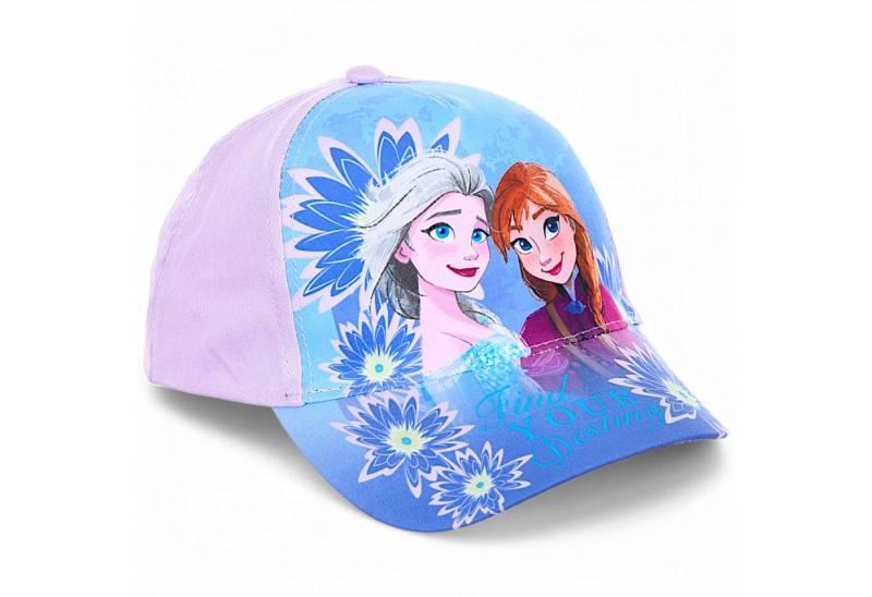 Disney Frozen Baseball Cap Elsa & Anna Mädchen Sommerkappe Größe 52-54 cm von Disney Frozen