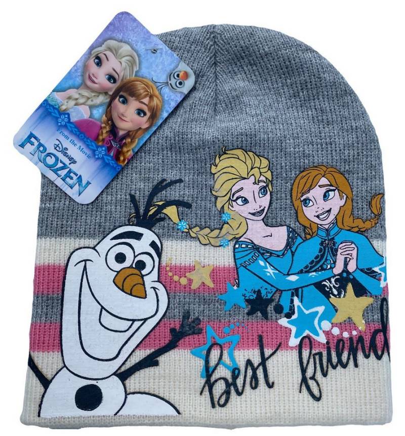 Disney Frozen Beanie FROZEN Die Eiskönigin Mädchen Mütze Beanie Wintermütze von Disney Frozen