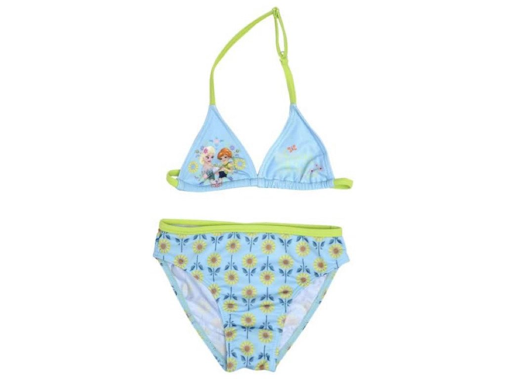 Disney Frozen Bustier-Bikini Bademode Anna und Elsa" hellblau" von Disney Frozen