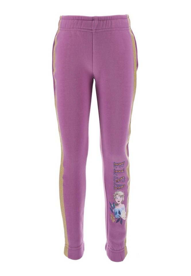 Disney Frozen Jogginghose Elsa Kinder Mädchen Trainingshose Freizeit Hose von Disney Frozen