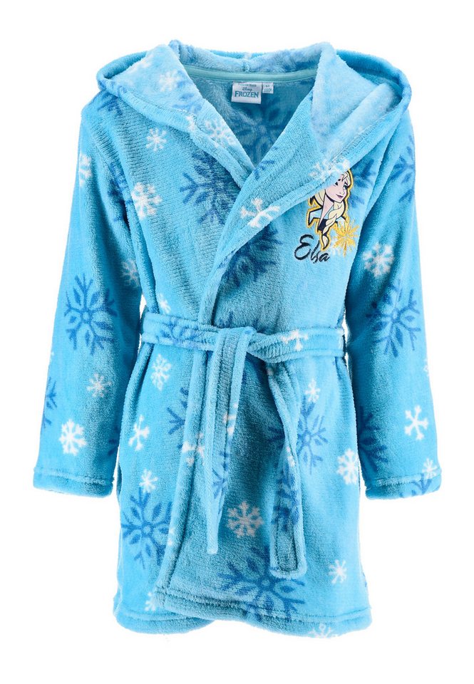 Disney Frozen Kinderbademantel Bademantel Mädchen Elsa mit Kapuze aus Fleece von Disney Frozen