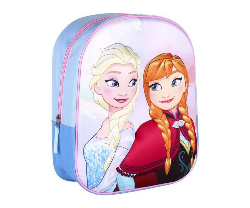 Disney Frozen Kindergartentasche Elsa & Anna, 3D Kinder-Rucksack 31x25x10 cm von Disney Frozen
