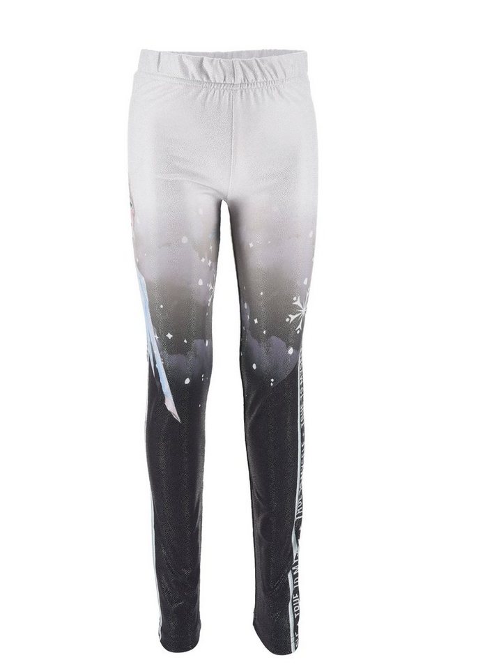 Disney Frozen Leggings Eiskönigin Anna & Elsa Kinder Mädchen Legging Sporthose von Disney Frozen