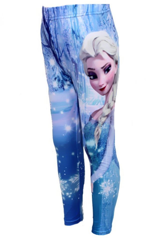 Disney Frozen Leggings FROZEN Mädchen Leggings Hose Anna+ Elsa 5 6 8 Jahre von Disney Frozen
