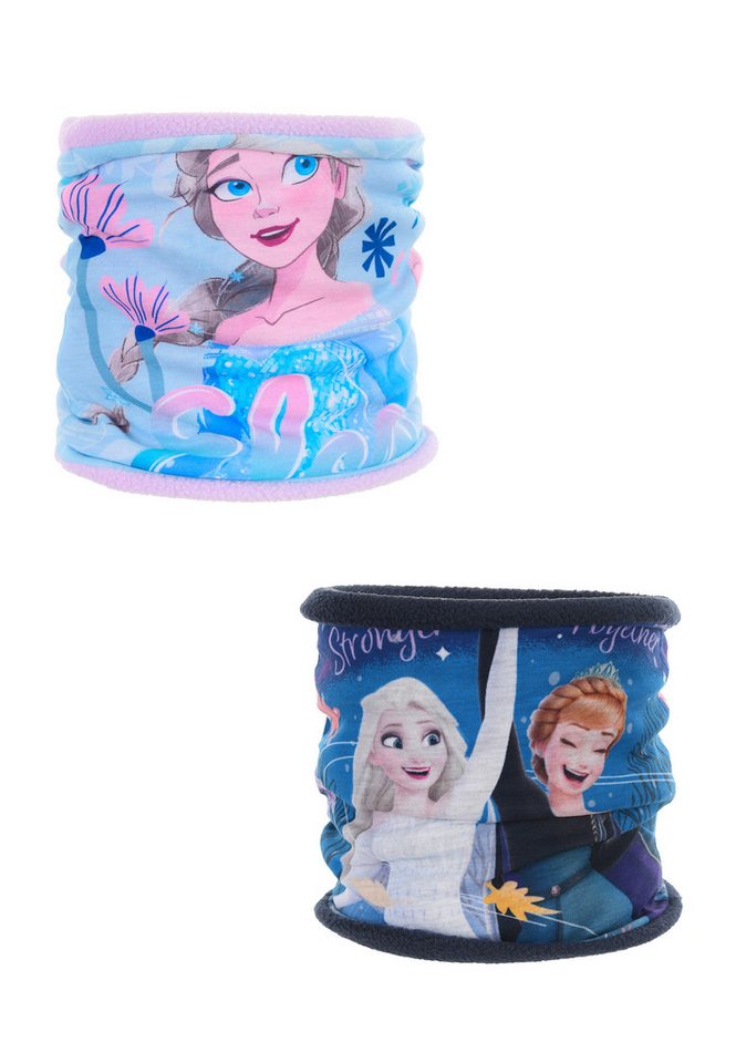 Disney Frozen Loop Schlauchschal Kinder Doppelpack mit Motiv und Fleecefutter von Disney Frozen