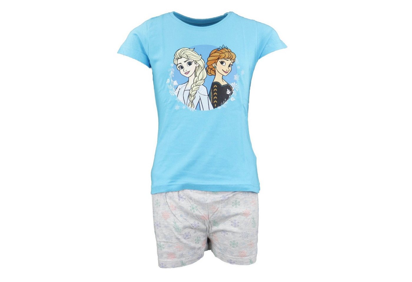 Disney Frozen Schlafanzug Die Eiskönigin Elsa und Anna Mädchen Kinder Pyjama Gr. 104 bis 134, Baumwolle von Disney Frozen