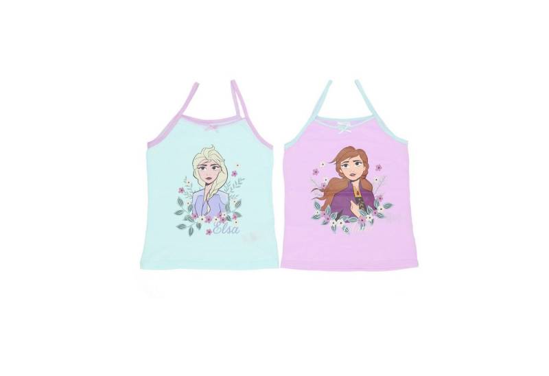Disney Frozen Shirttop Shirts 2er-Pack – Bequeme Oberteile aus Baumwolle für Mädchen (2-tlg) von Disney Frozen