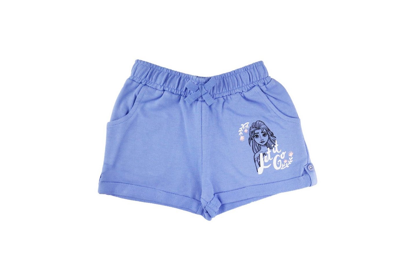 Disney Frozen Shorts Die Eiskönigin Elsa Kinder Mädchen Shorts Gr. 92 bis 128, Baumwolle von Disney Frozen