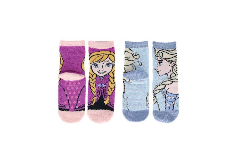 Disney Frozen Socken 2er-Pack – Flauschige Komfort für kalte Tage von Disney Frozen