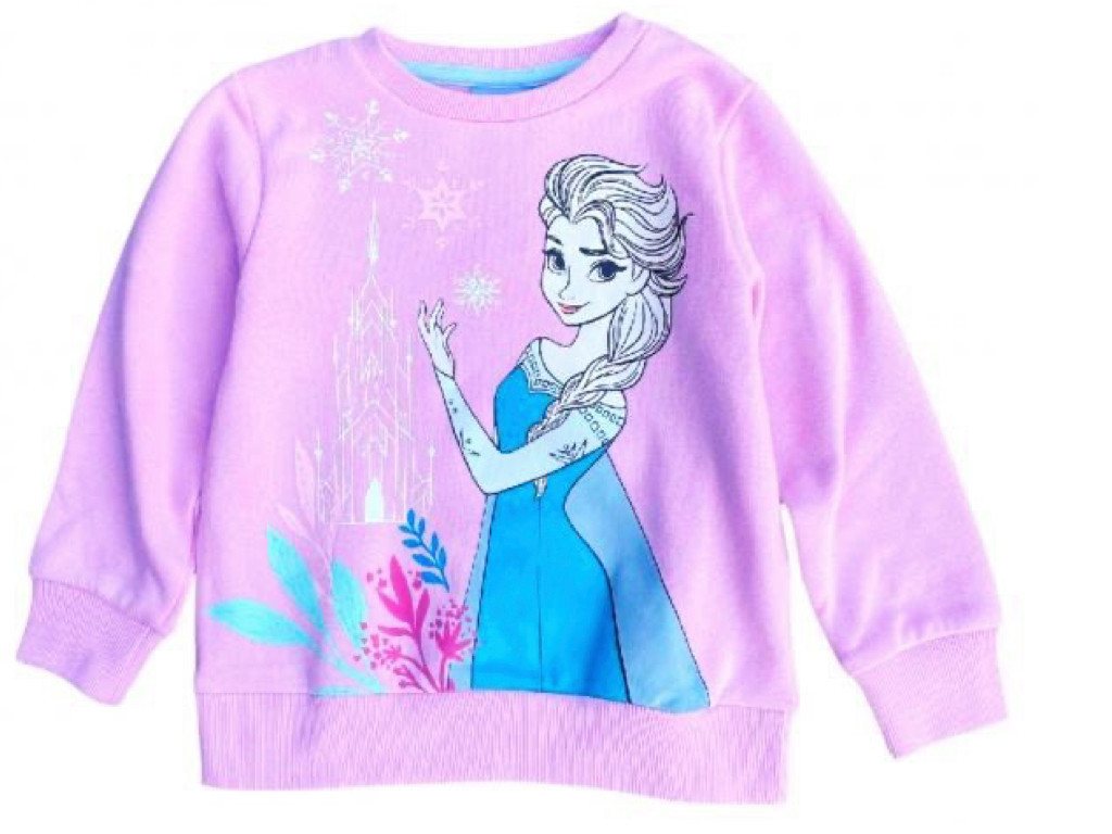 Disney Frozen Sweatshirt Die Eiskönigin Long Sleeve Pullover Pulli "Anna Elsa und Olaf" von Disney Frozen
