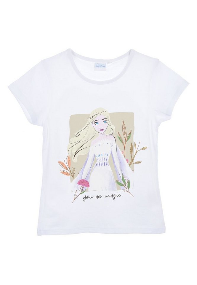 Disney Frozen T-Shirt Elsa T-Shirt Mädchen Sommer Shirt von Disney Frozen