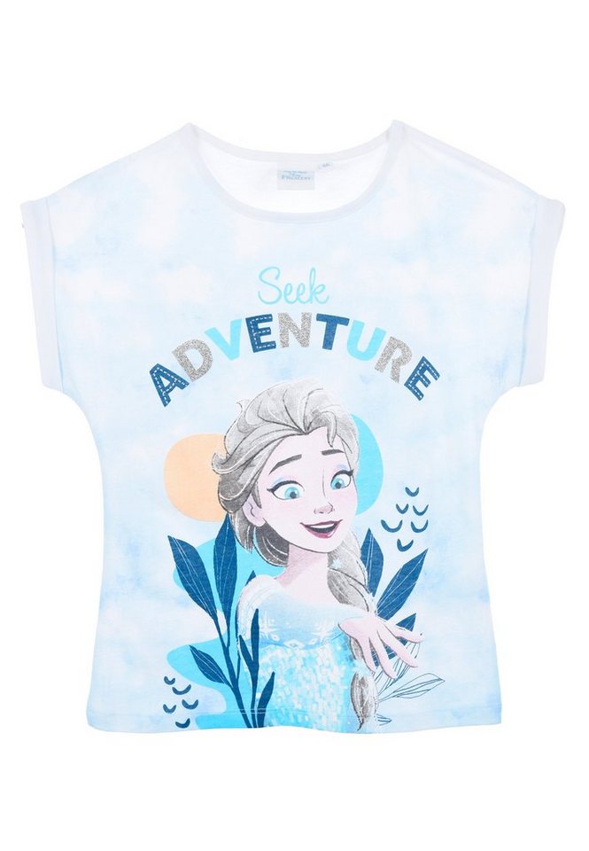 Disney Frozen T-Shirt Frozen - Die Eiskönigin T-Shirt Mädchen Sommer Shirt von Disney Frozen