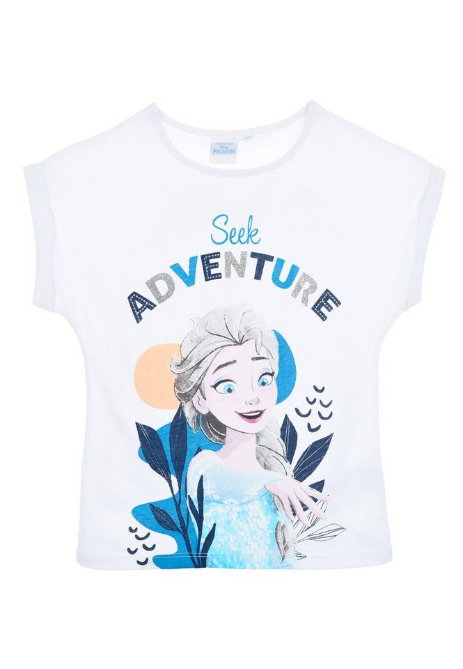 Disney Frozen T-Shirt Frozen - Die Eiskönigin T-Shirt Mädchen Sommer Shirt von Disney Frozen