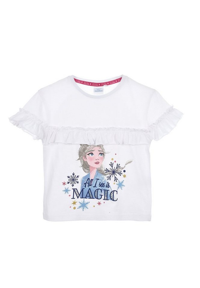 Disney Frozen T-Shirt Frozen - Die Eiskönigin T-Shirt Mädchen Sommer Shirt von Disney Frozen