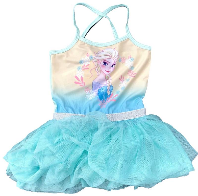 Disney Frozen Tüllkleid FROZEN die Eiskönigin ANNA + ELSA Mädchen Ballett Kleid von Disney Frozen