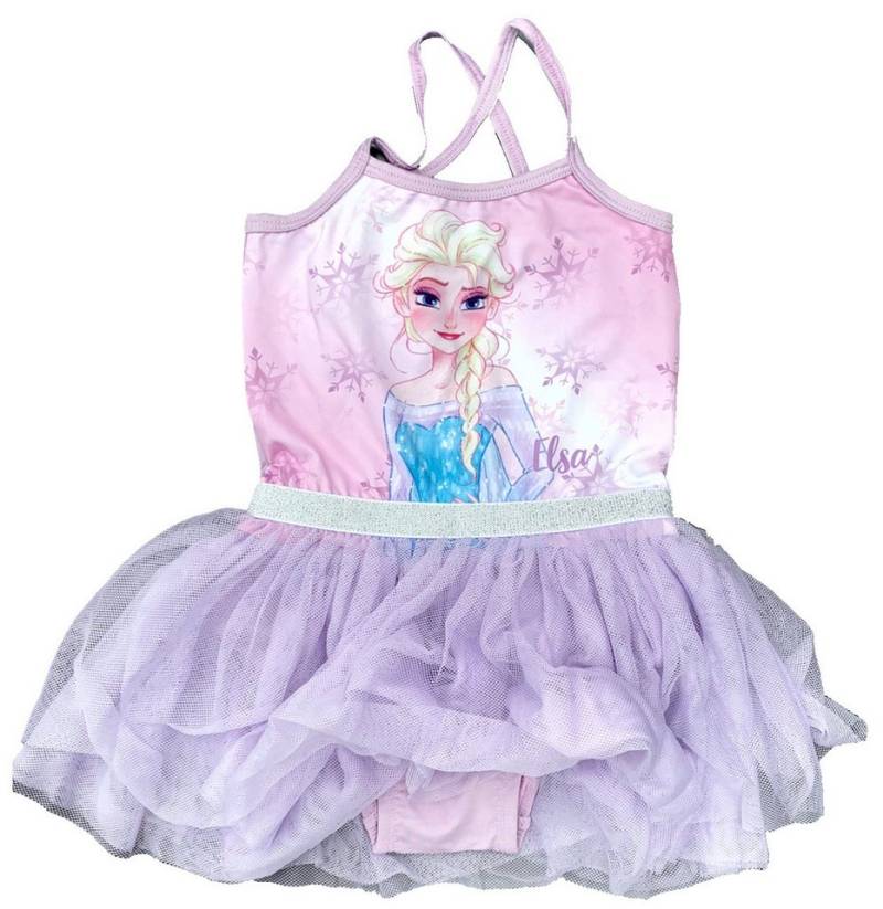 Disney Frozen Tüllkleid FROZEN die Eiskönigin ANNA + ELSA Mädchen Ballett Kleid von Disney Frozen