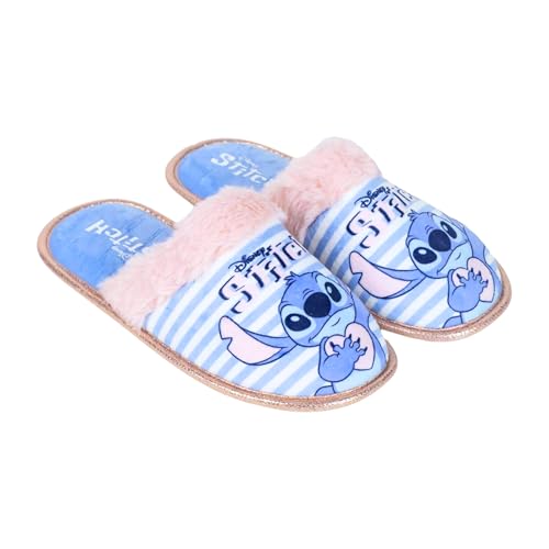 Disney Stitch Hausschuhe für Mädchen, Hausschuhe mit Rutschfester Sohle, Geschenk für Mädchen, Größe EU 30/31 von Disney