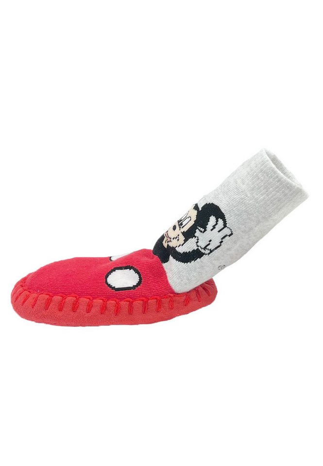 Disney Mickey Mouse Jungen Hausschuh-Socken Stopper-Socken Hausschuh von Disney Mickey Mouse