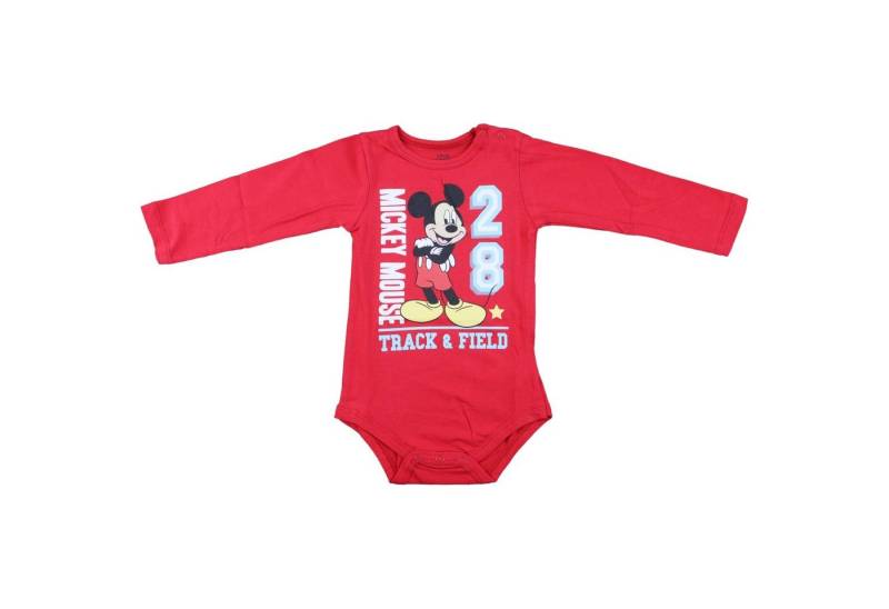 Disney Mickey Mouse Langarmwickelbody Mickey Maus langarm Baby Body Strampler Gr. 68 bis 92 von Disney Mickey Mouse