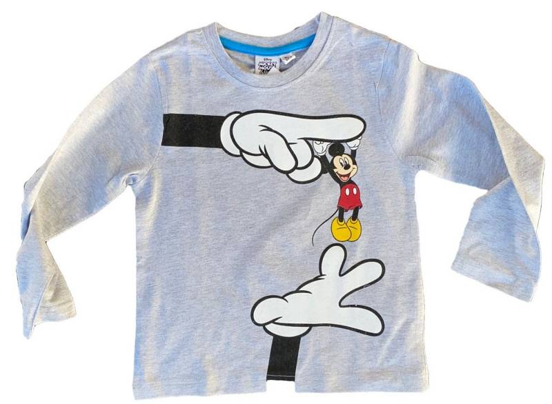 Disney Mickey Mouse Longsleeve Mickey Maus Kinder Langarm T-Shirt Sweatshirt 2 3 4 5 6 Jahre von Disney Mickey Mouse
