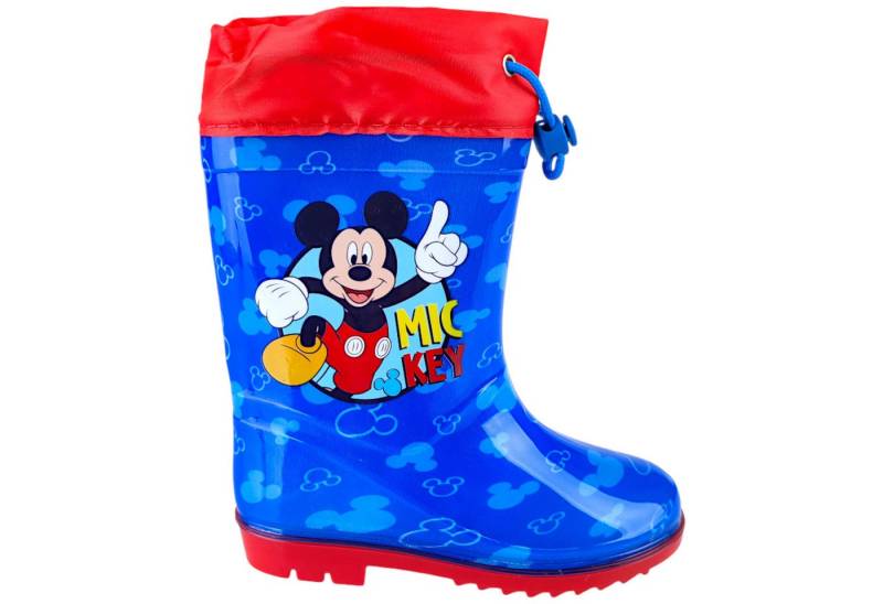 Disney Mickey Mouse Mickey Maus Gummistiefel Jungen Regenstiefel Gr. 24 - 32 von Disney Mickey Mouse