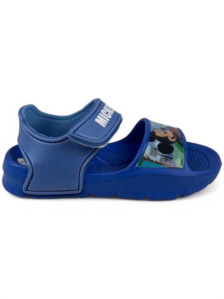 Disney Mickey Mouse Mickey Maus Sandale (2-tlg) Jungen Strandschuhe mit Klettverschluss Gr. 24 - 31 von Disney Mickey Mouse