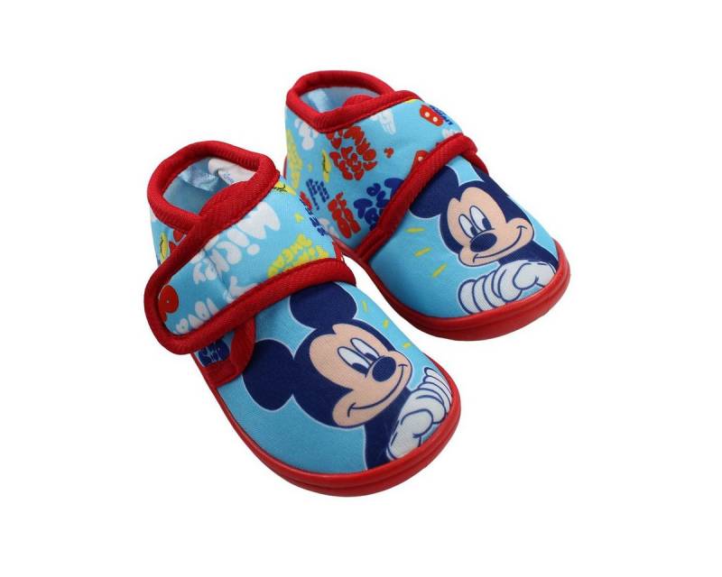 Disney Mickey Mouse Mickey Mouse Hausschuhe Klettverschluss 22 23 24 25 26 27 Hausschuh Kinder Hausschuhe von Disney Mickey Mouse