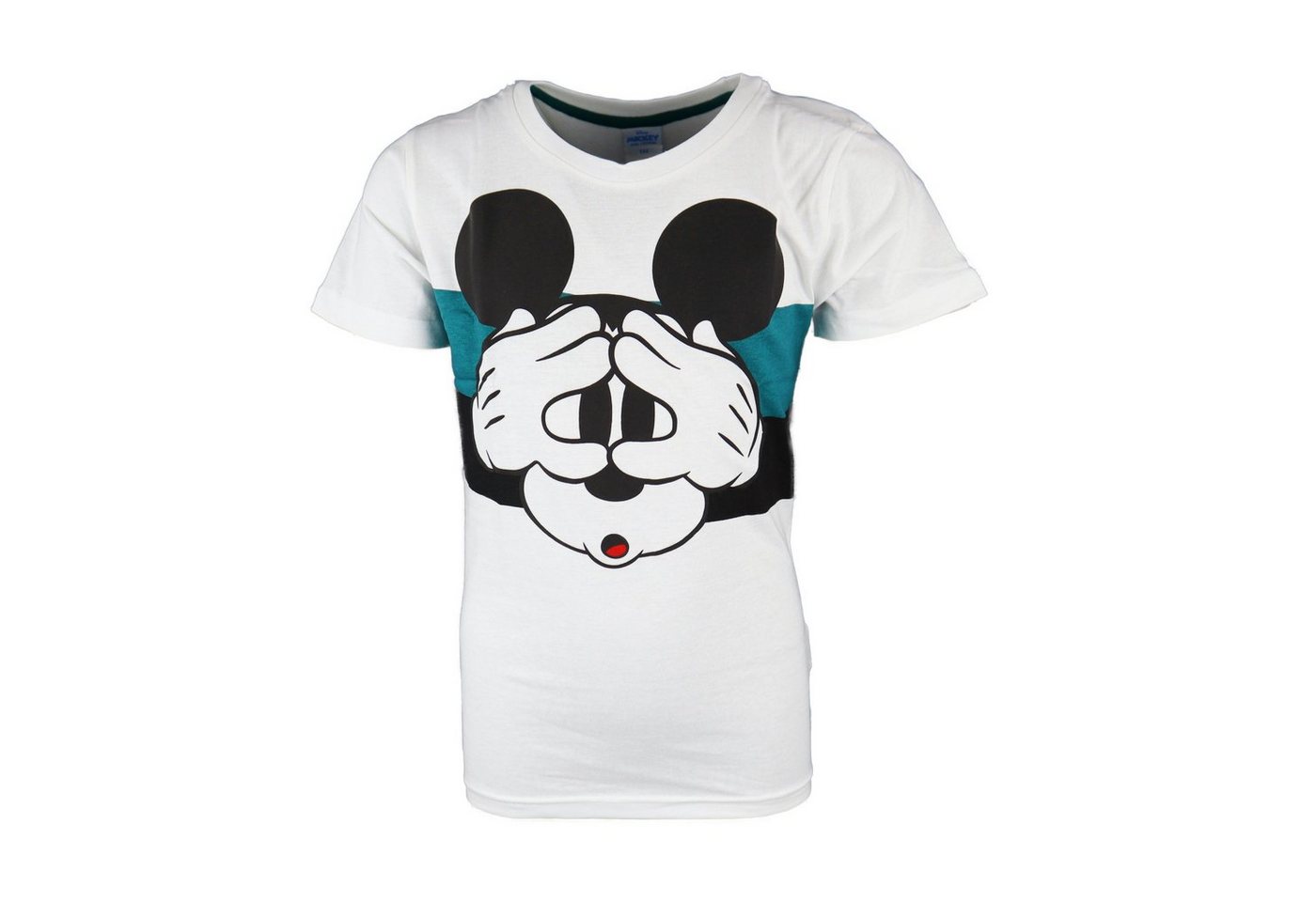 Disney Mickey Mouse Print-Shirt Mickey Maus Jugend Jungen T-Shirt Gr. 134 bis 164, 100% Baumwolle von Disney Mickey Mouse