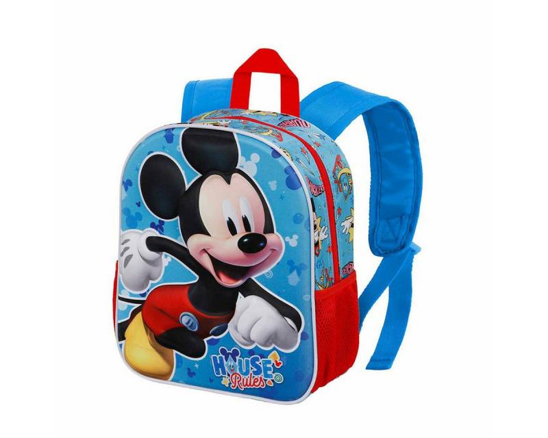 Disney Mickey Mouse Kinderrucksack Kinderrucksack Kindergartentasche Rucksack Mickey mouse Blau 26 x 11 x von Disney Mickey Mouse
