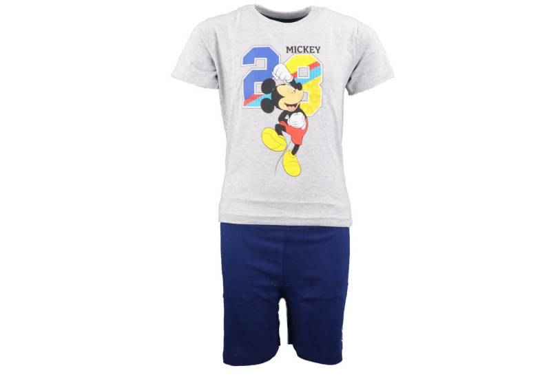 Disney Mickey Mouse Schlafanzug Mickey Maus Jungen Kinder kurzarm Pyjama Gr. 98 bis 128 von Disney Mickey Mouse