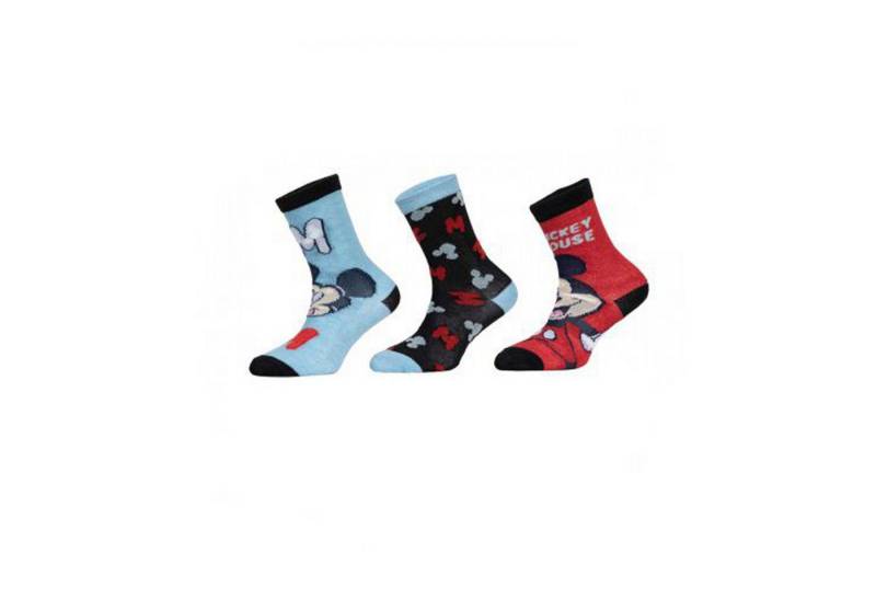 Disney Mickey Mouse Sneakersocken Disney Mickey Mouse Socken für Kinder – 3er-Pack Söckchen von Disney Mickey Mouse