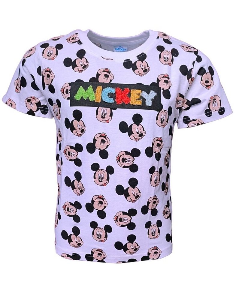 Disney Mickey Mouse T-Shirt Micky Maus Jungen Kurzarmshirt Gr. 98 - 128 cm von Disney Mickey Mouse