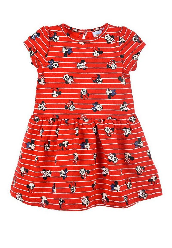 Disney Minnie Mouse A-Linien-Kleid Mädchen Baby Sommer-Kleid Dress Kleidchen von Disney Minnie Mouse